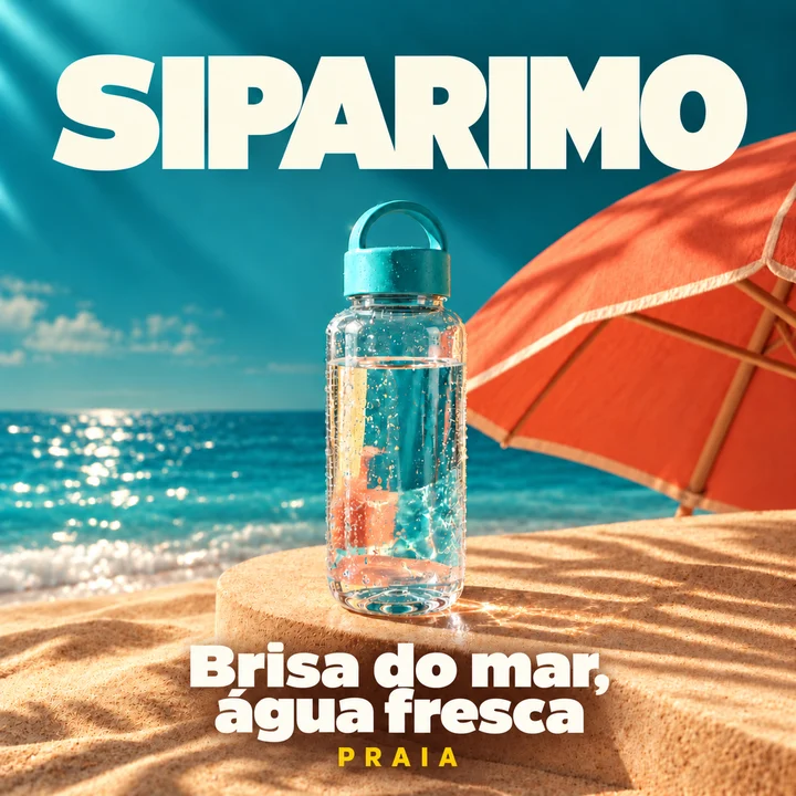 SIPARIMO — Brisa do mar, água fresca (Praia)